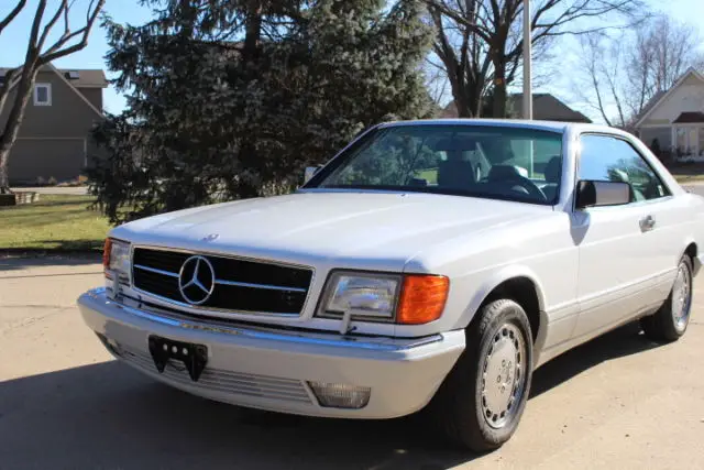 1989-mercedes benz-560 sec coupe-restored and immaculate-window sticker-records