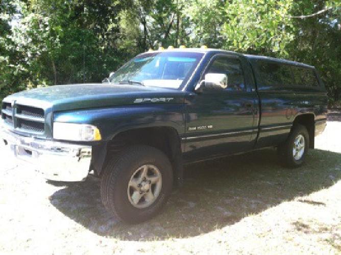 1997 dodge 1500 4x4 long bed truck in debary, fl