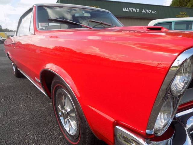 1965 pontiac gto 0 red convertible v8 389 manual
