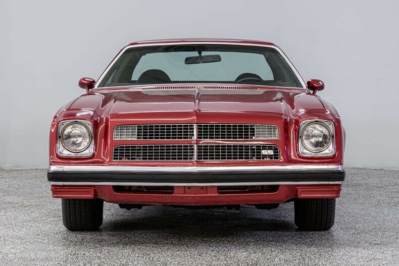 1975 chevrolet el camino ss 74517 miles dark red metallic pickup truck 400ci 700
