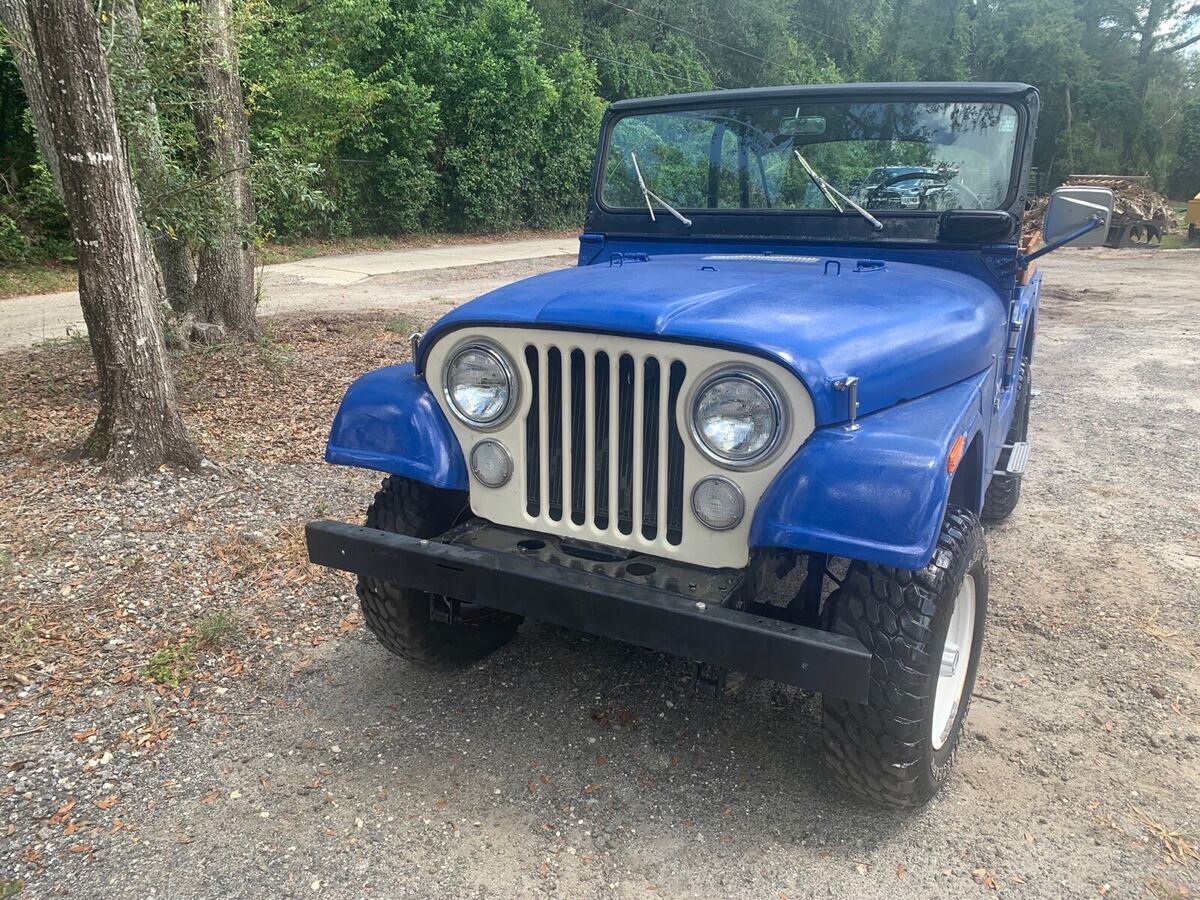 1972 jeep cj-5 suv blue 4wd manual cj5