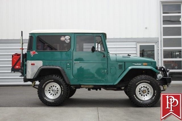 1974 toyota fj40 land cruiser, v8 conversion, manual, rustic green