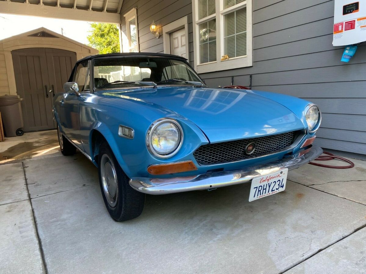 1970 fiat 124 sport spider 1600 convertible