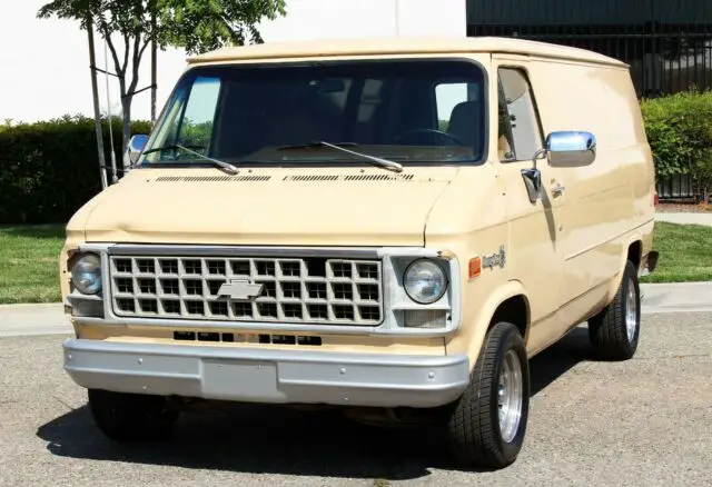 california original, 1982 chevrolet g-20, panel van, 78k orig miles(833)225-4227