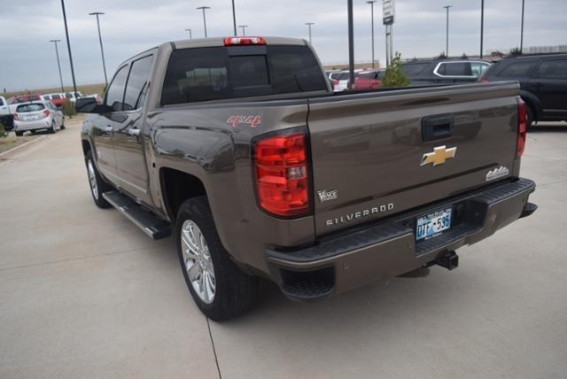 used 2015 chevrolet silverado 1500 4x4 crew cab high country perry, ok 73077 for sale in perry, oklahoma