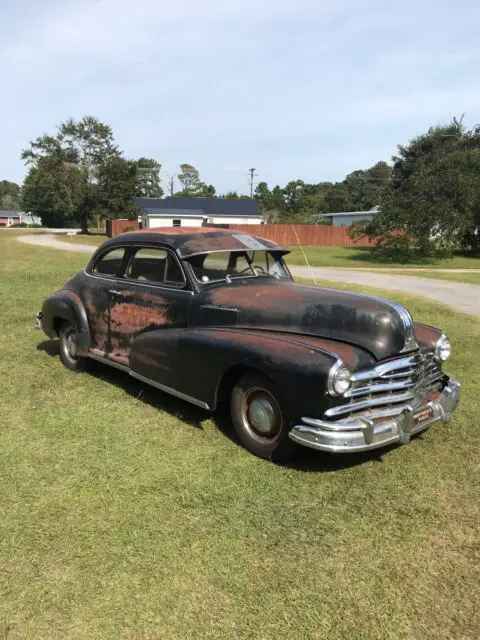 1948 pontiac silver streak coupe black rwd manual