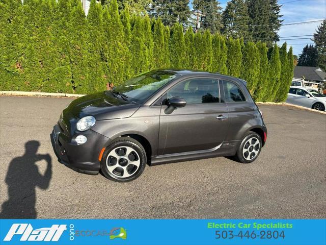 2016 fiat 500e battery electric