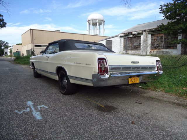 1967 ford galaxie 500 convertable 500 4 speed "barn find"