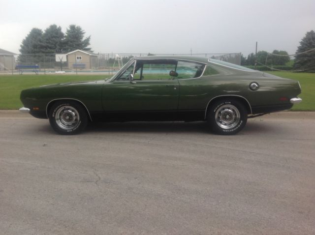 1969 plymouth barracuda, formula s