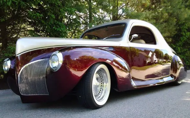 1940 lincoln zephyr 3-window full custom coupe