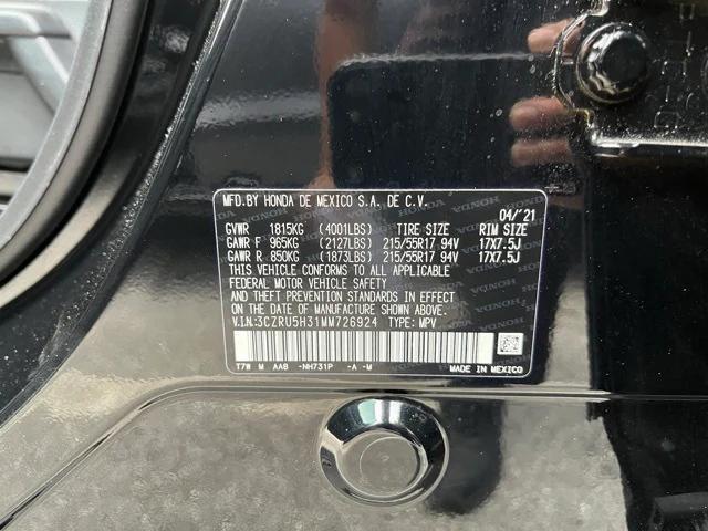 2021 honda hr-v lx