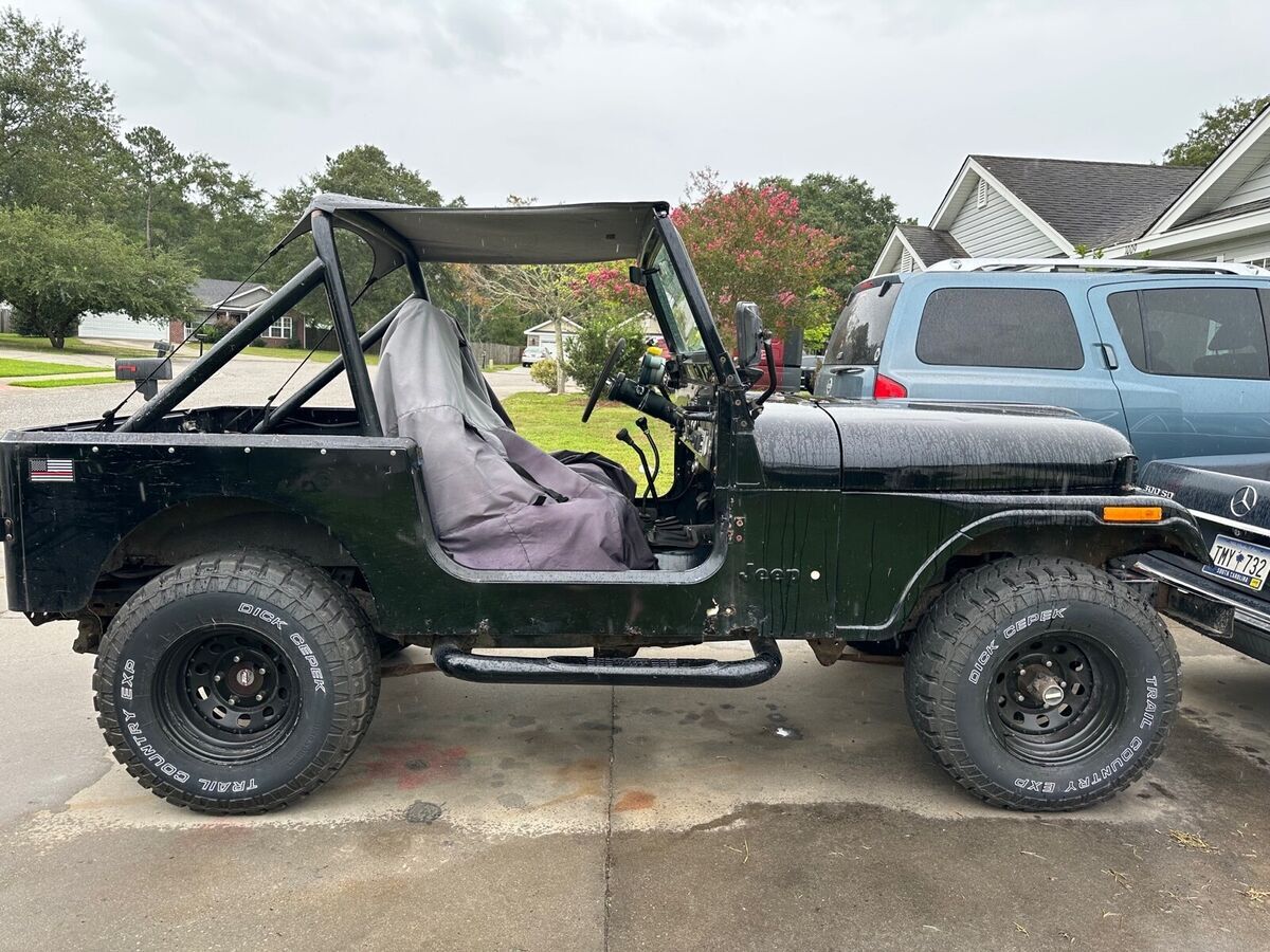 1981 jeep jeep suv black 4wd manual cj7 renegade