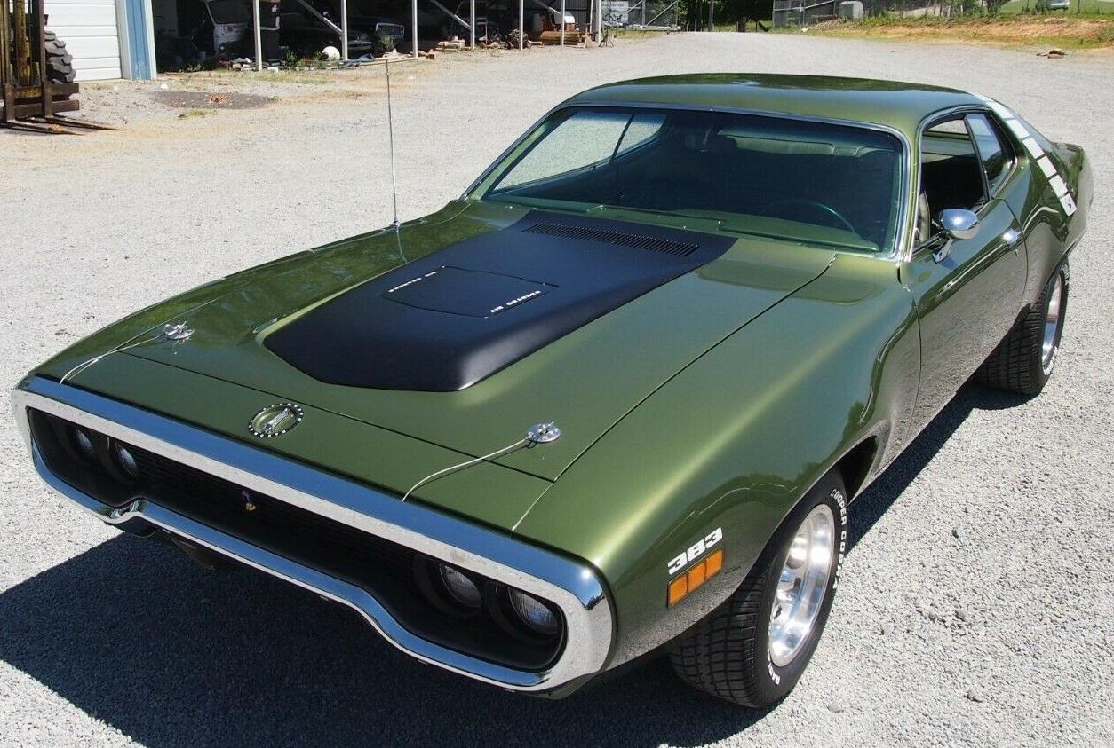 1971 plymouth road runner base 383hp restored