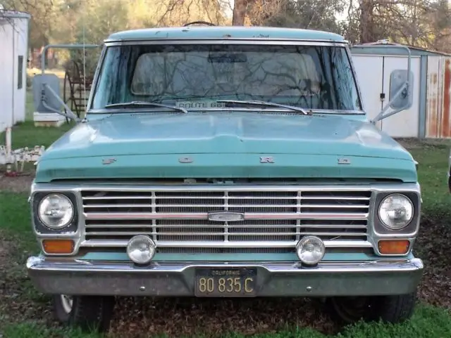 1969 ford f100 ranger pickup truck long bed standard cab