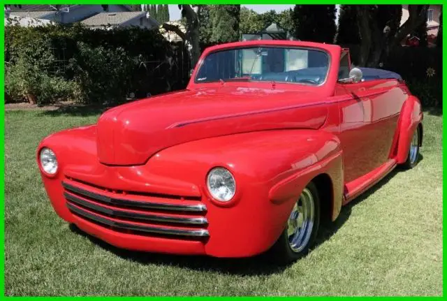 1946 ford super deluxe 350/350 at ps pdb ac mustang ii all steel california 40