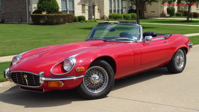 1972 jaguar xke ots convertible #'s matching v12