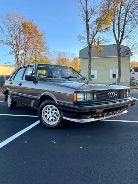 1984 audi 4000 sedan brown fwd manual s custom
