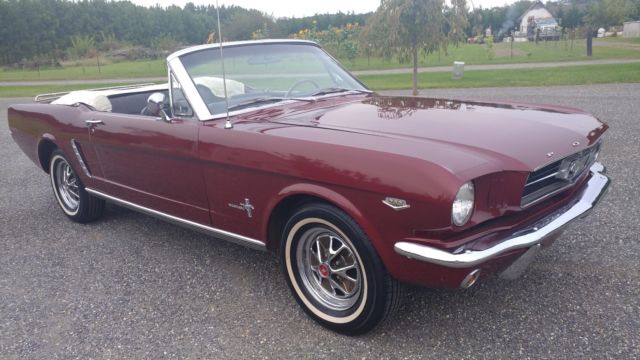 1965 ford mustang convertible 4 speed pony interior pwr top pwr steering