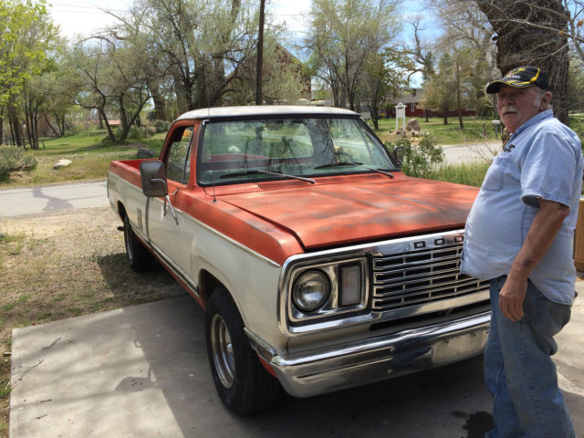 dodge d100 pickup adventurer 360 4-speed original very low mileage survivor