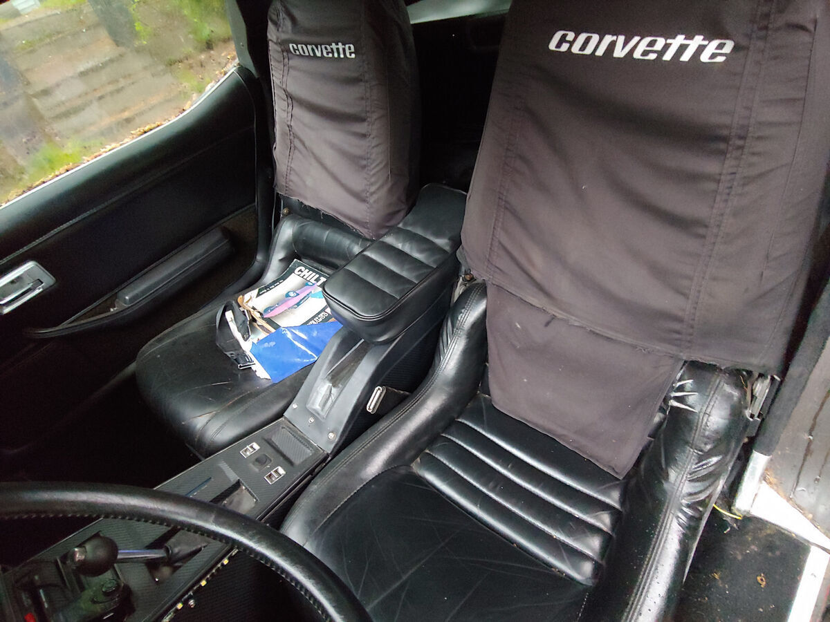 1979 chevrolet corvette t-tops auto black v8 c3 chevy vette sidepipes no reserve