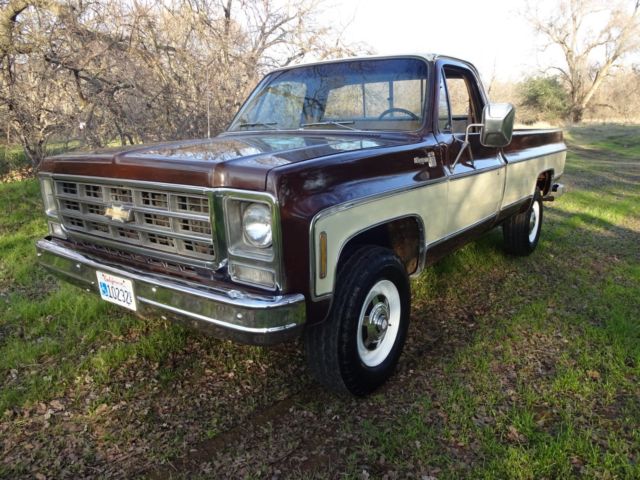 california native 3/4 ton 4x4 chevy truck