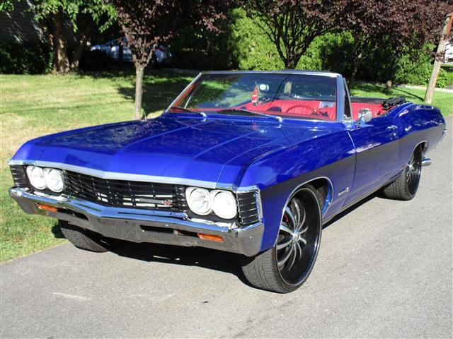 1967 chevrolet impala ss super sport convertible custom digital dash a/c garaged