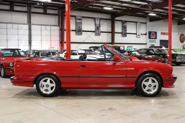 1988 bmw 325i 98909 miles cinnabar red convertible 2.5l i6 automatic