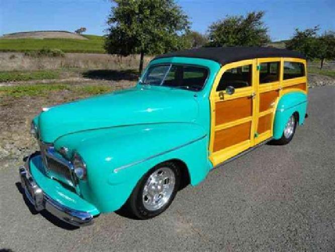 used 1942 ford 'woodie' station wagon, 0 miles in danville, ca