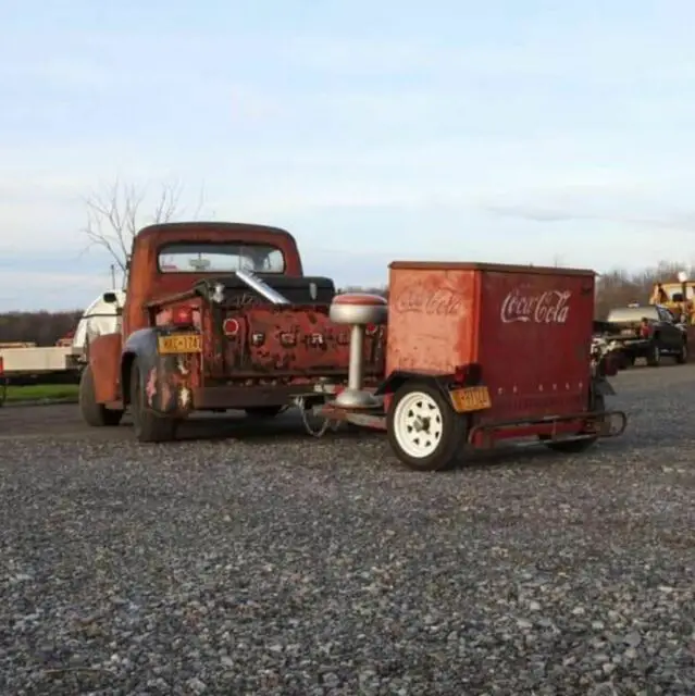 1952 ford f1 pick up truck rat rod runs and drives perfectly
