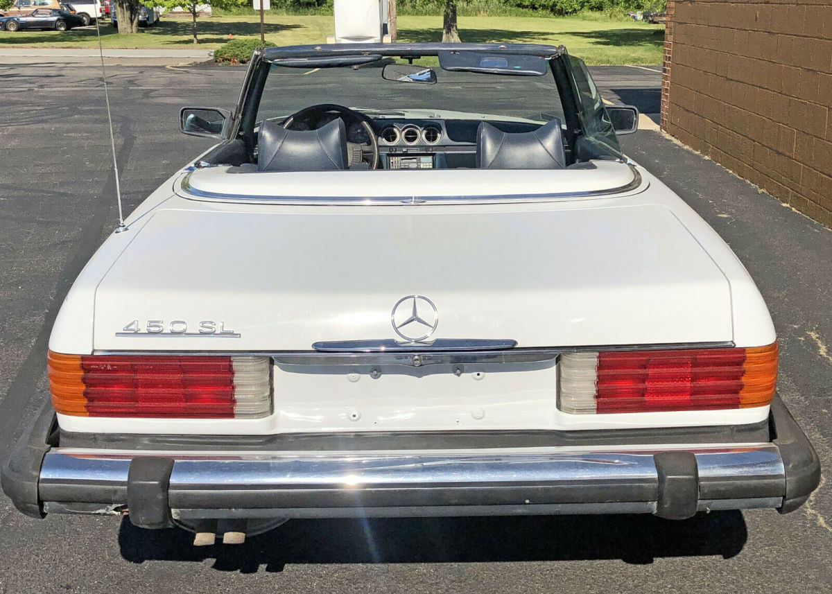1977 77 mercedes benz 450 sl 2 door roadster convertible with hard & soft top