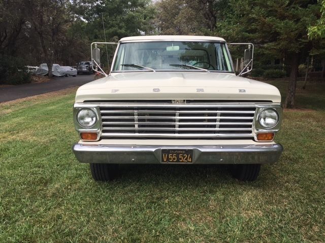 1967 ford pickup truck, f-100 / f250 custom cab / camper special - original