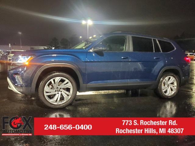 2022 volkswagen atlas 2.0t se w/technology 4motion