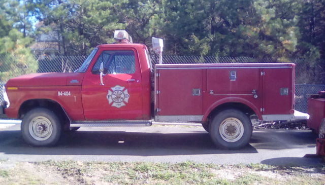1978 ford f-250 4x4 ex-fire truck generator, winch