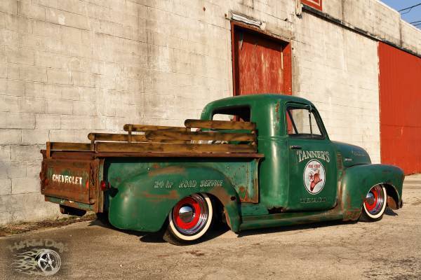 truck chevrolet rat rod texaco 1952 classic 3100 - $31500
