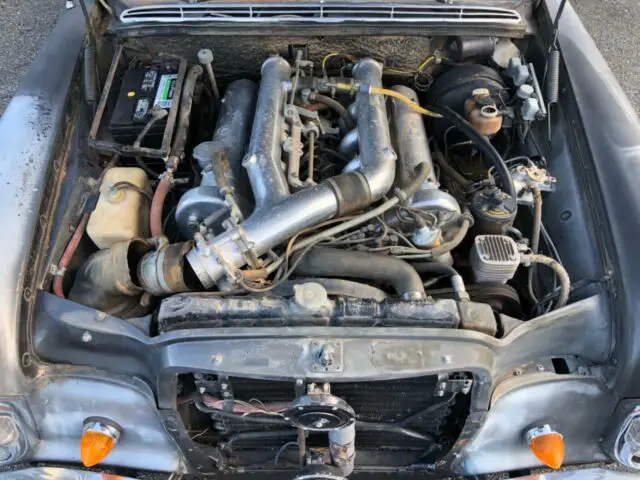 1969 mercedes benz 300sel 6,3 in rare two-tone w. maroon leather, a/c, becker *