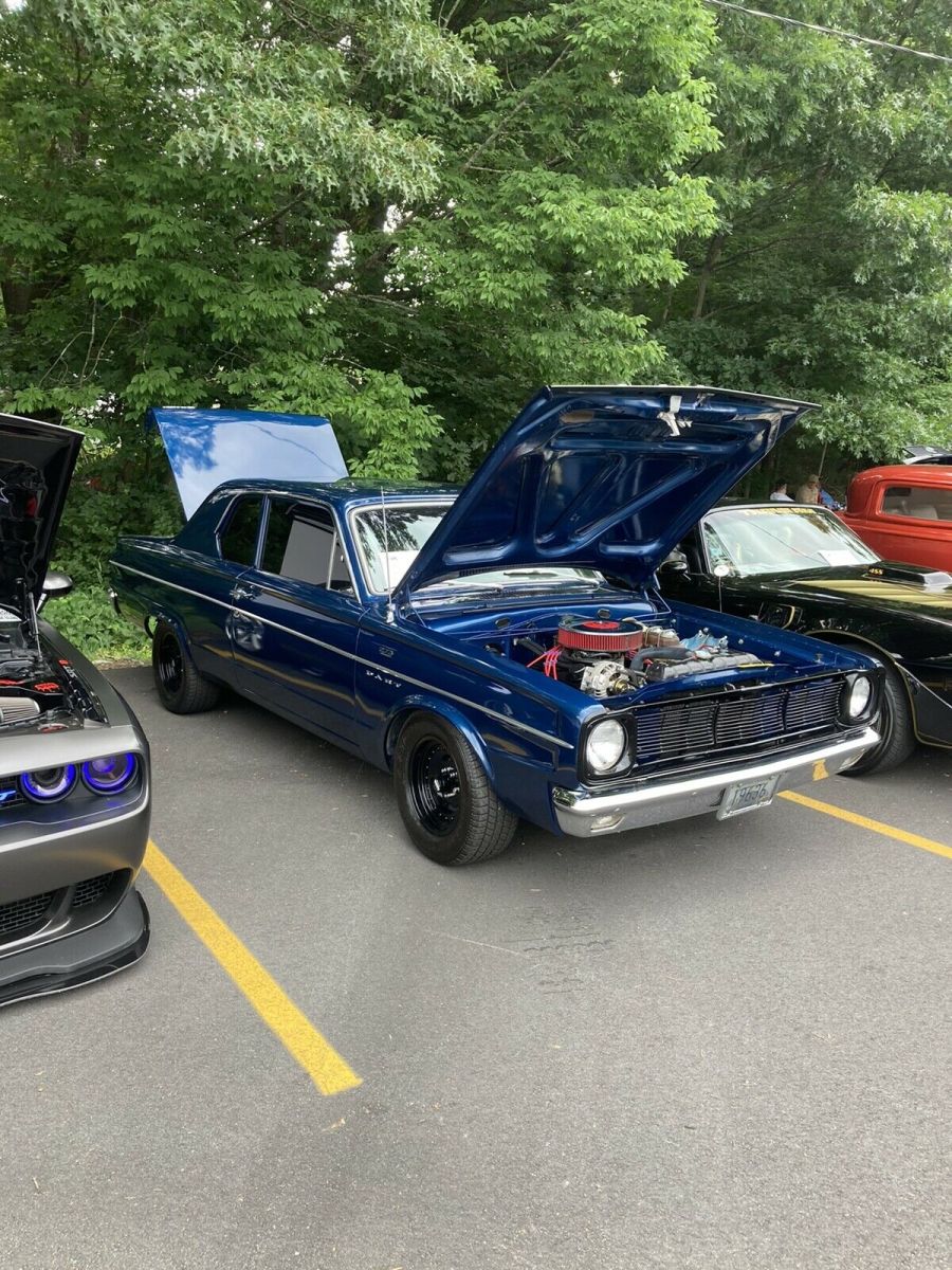 1966 dodge dart coupe blue rwd manual base