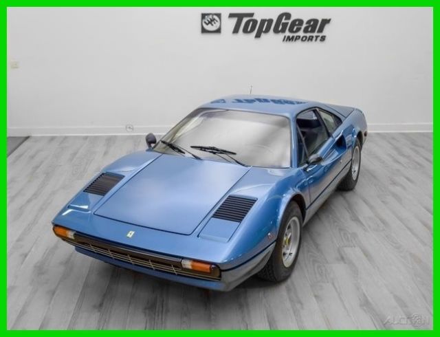 1976 ferrari 308gtb vetroresina dry sump coupe collector car only 15,735 miles