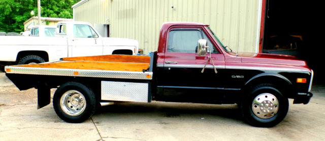c-20 dually custom flatbed truck v8 auto new interior 3500 custom c/k silverado
