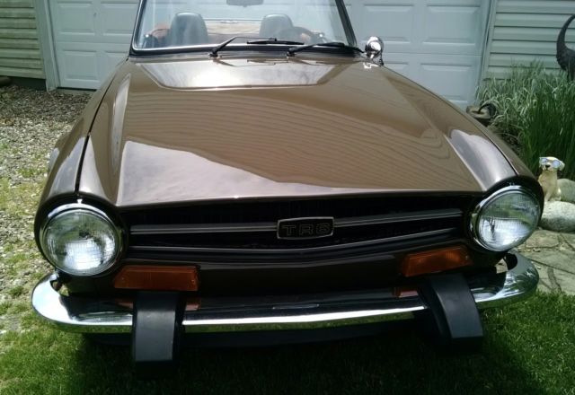outstanding 1974 triumph tr 6 british sport 2 top low mileage roadster
