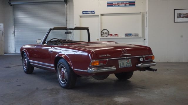 1964 mercedes 230 sl original rust free car "low miles" 2 tops