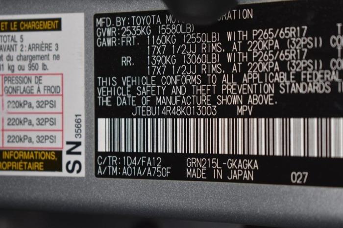 2008 toyota 4runner sport edition 4x4 sport edition 4dr suv (4.0l v6 for sale in saco, maine