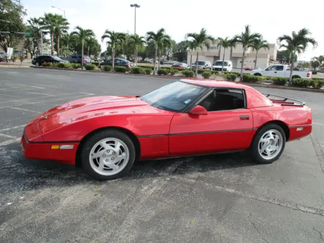 1990 corvette convert. no reserve 1 owner, 30k orig. miles, hardtop, 6-spd