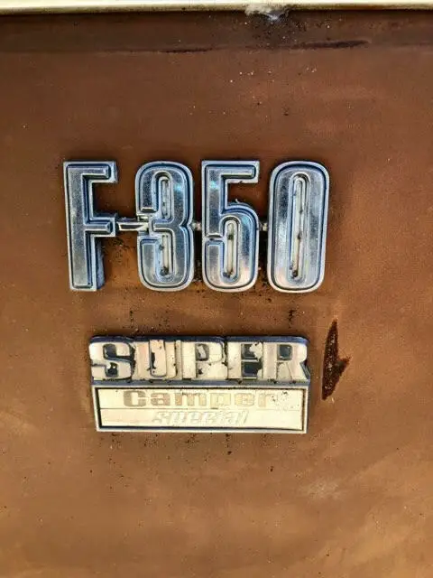 1974 ford f-350 camper special ***barn find** no reserve