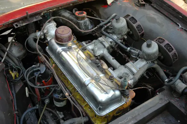 1957 tr3 roadster, small mouth: like a barn find, but not in a barn—no reserve!