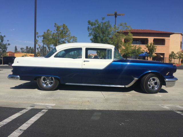 1955 pontiac chieftain 2 door post "nice driver / cruise night hotrod"
