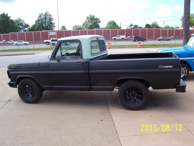 1968 f100 clean shortbed crown vic front end swap v8 new interior rat rod hotrod