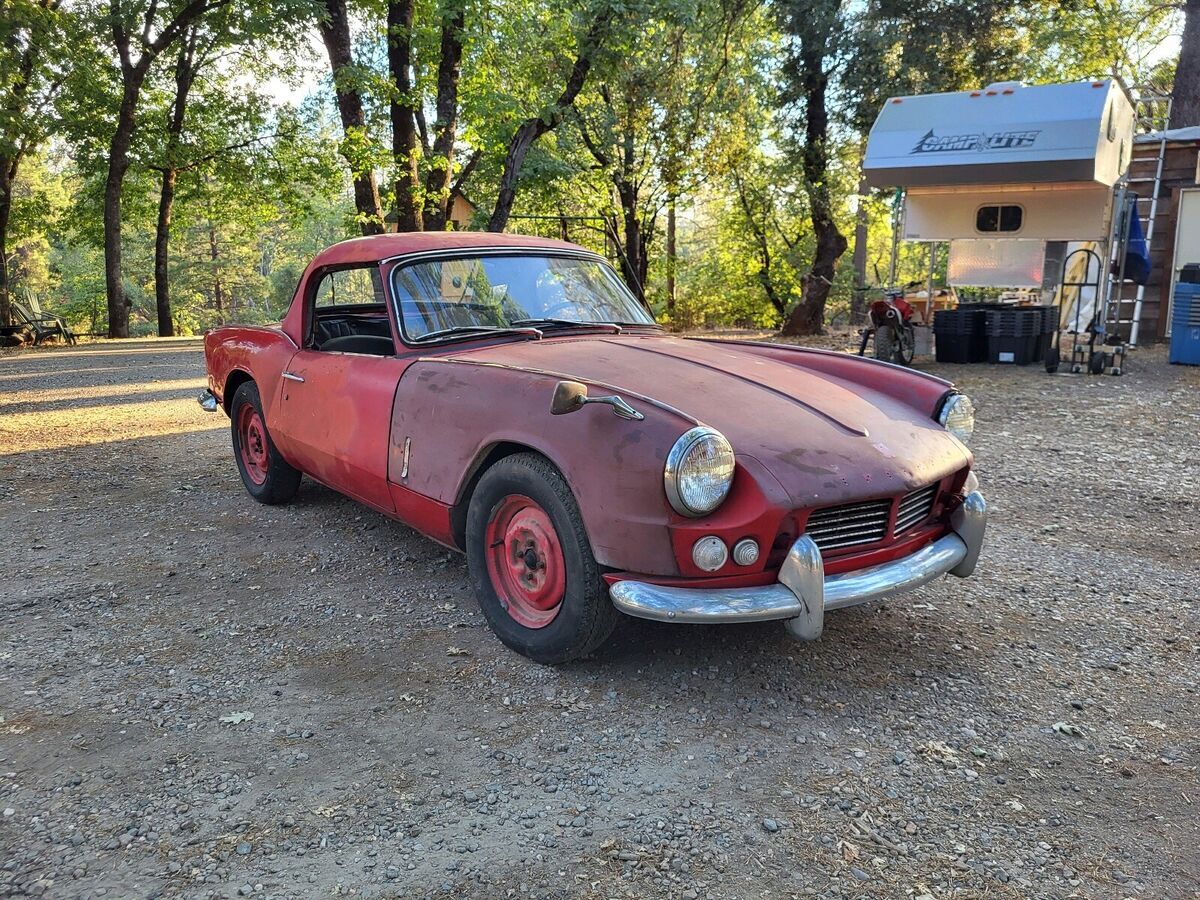 1966 triumph spitfire mk ii convertible red rwd manual