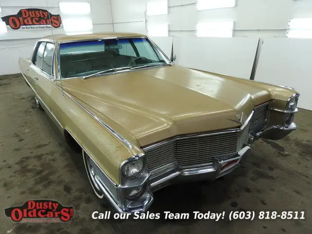 1965 gold yard drives needs brake work tlc 429v8 3spd auto!