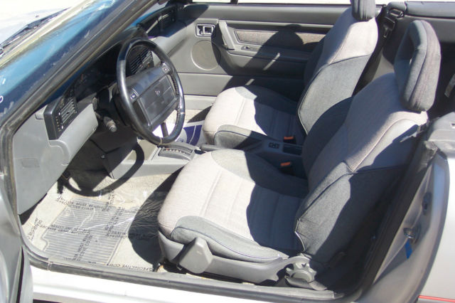 1991 mercury capri base convertible 2-door 1.6l only 58427 miles with hardtop