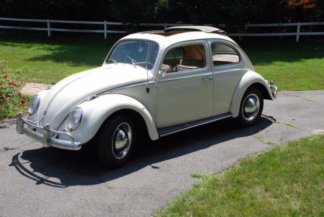 1961 vw sun roof beetle